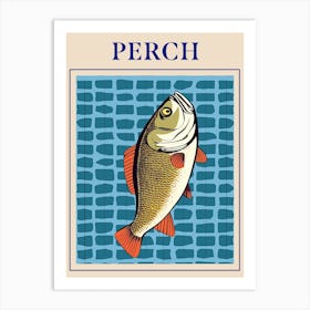 Perch Seafood Poster Art Print