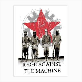 Rage Against The Machine 1 Art Print