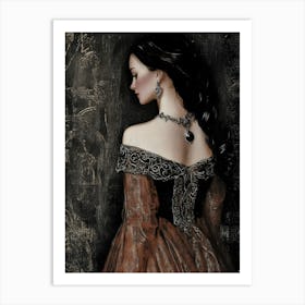 Gothic Woman 2 Art Print