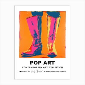 Poster Boots Pop Art 4 Art Print