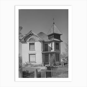 Residence, Panguitch, Utah By Russell Lee Art Print