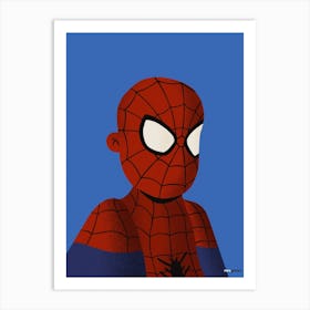 Spider Man Portrait Art Print