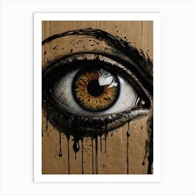 Echo of the Abyss: I put and eye on you series Art Print