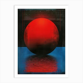 Red Sphere Art Print