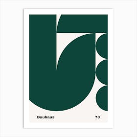 Geometric Bauhaus Poster 70 Art Print