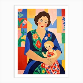 Mother And Child 1 Art Print