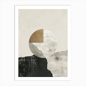 Moon minimal Art Print