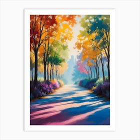 Rainbow Road Art Print