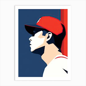 Baseball Player 1 Art Print