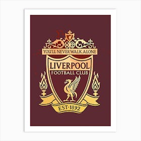Logo Liverpool Art Print