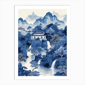 Fantastic Chinese Landscape 5 Art Print