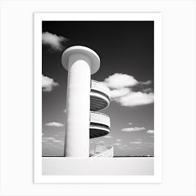 Faro, Portugal, Black And White Photography 3 Art Print