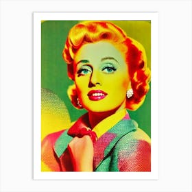 Celeste Holm Colourful Pop Movies Art Movies Art Print