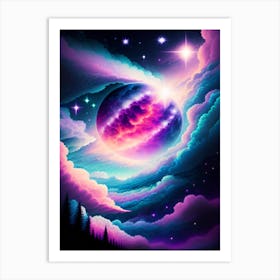 Velvet Cascade Art Print