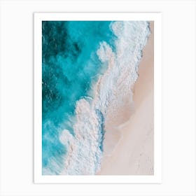 Aerial View Of A Beach 29 Art Print