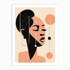 Portrait Of A Woman 19 Art Print