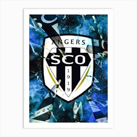 Angers Brokem Glass Art Print