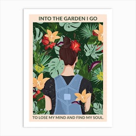 Into The Garden Art Print