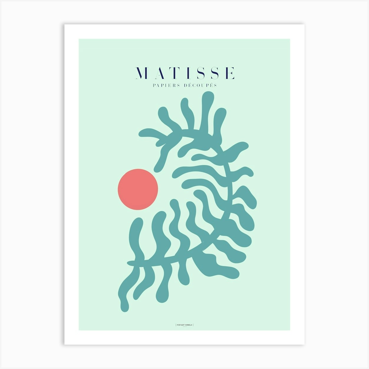 Matisse Triptych 55 Right | Pop Art World 2025 Art Print by POP ART WORLD