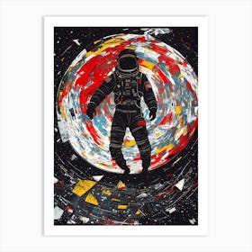 Astronaut In Space 1 Art Print