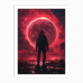 Red Moon 6 Art Print