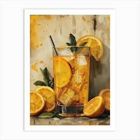 Orange Iced Tea 3 Art Print