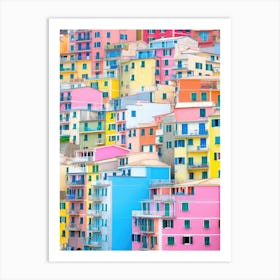 Cinqueterre, Italy Colourful View 1 Art Print