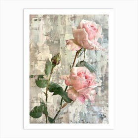 Pink Roses 14 Art Print