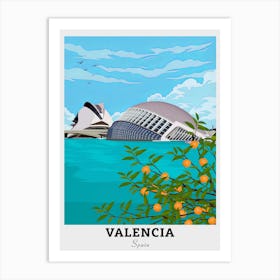 Valencia, Spain Travel Art Print