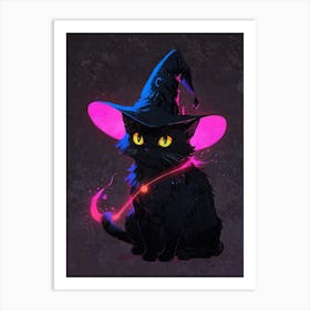 Witch Cat 1 Art Print