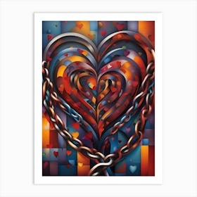 Heart Of Gold 1 Art Print