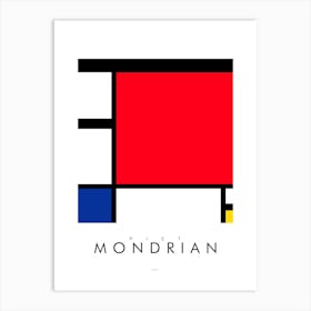 Mondrian Minimal Art Print