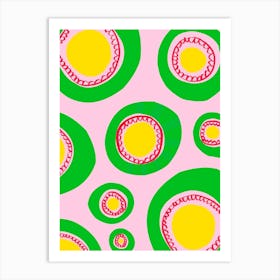 Bright and colourful Art Print