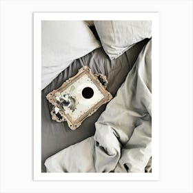 Bed With A Tray Art Print