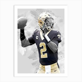 Jameis Winston New Orleans Saints Art Print