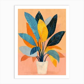 Tropical Plant 1 Art Print