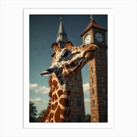 Giraffe 91 Art Print