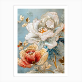 Chinese Floral Painting 18 Art Print