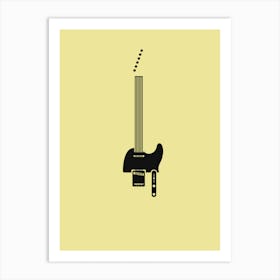 Guitar Art - T Type Art Print