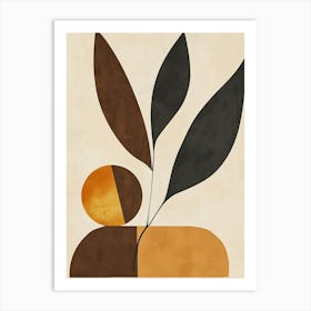 Abstract Plant 1 Art Print