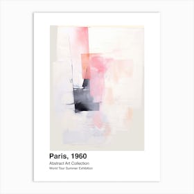 World Tour Exhibition, Abstract Art, Paris, 1960 3 Art Print