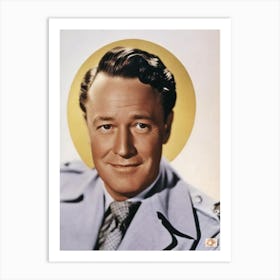 Edmund Gwenn Retro Collage Movies Art Print