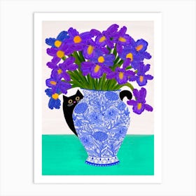 Purple Iris Art Print