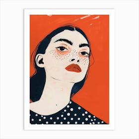 Portrait Of A Woman 483 Art Print