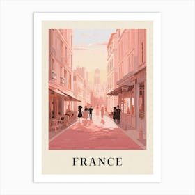 Vintage Travel Poster France Art Print