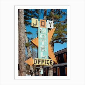 Eureak Springs Motel on Film Art Print