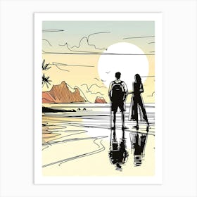 Creative Love And Relationship Illustration 79 Art Print