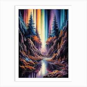 Rainbow River Art Print