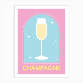 Champagne Cocktail Art Print