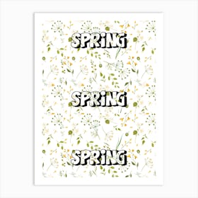 Spring Flowers Art Print